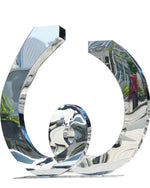 Stainless Steel Abstract Sculpture for Outdoor Decoration