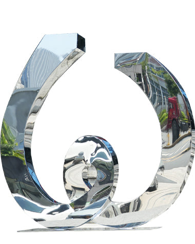 Stainless Steel Abstract Sculpture for Outdoor Decoration
