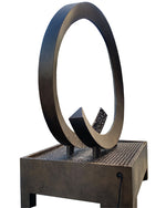 Stainless Steel Circular Sculpture for Outdoor Decoration