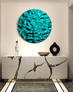 Stainless Steel Ripple Texture Plate Sculpture Mirror Stainless Steel Sculpture