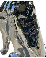 Stainless Steel Doberman Sculpture for Outdoor Decoration