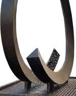 Stainless Steel Circular Sculpture for Outdoor Decoration