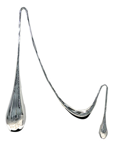Stainless Steel Teardrop - Shaped Interior Decor Sculpture