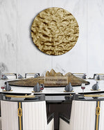 Stainless Steel Ripple Texture Plate Sculpture Mirror Stainless Steel Sculpture