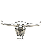 Stainless Steel Human - Form Sculpture for Interior Decoration