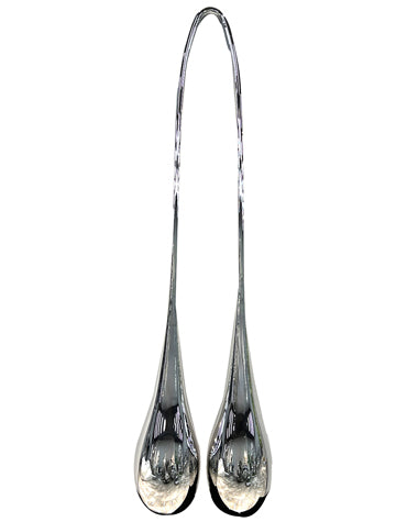 Stainless Steel Teardrop Sculpture for Interior Decoration