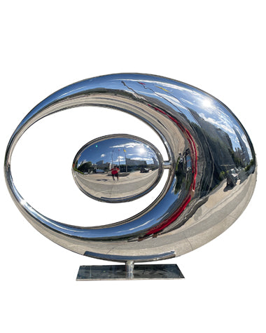 Stainless Steel Abstract Sculpture for Outdoor Decoration