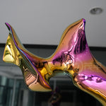 Home Decor With Colorful Steel Abstract Sculpture