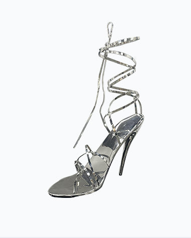 Creative Metal Art High heel Shoes Sculpture For Living Room Sculpture