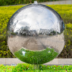 Creative sphere fountain for garden decoration