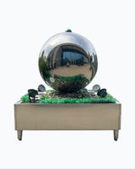 Creative sphere fountain for garden decoration