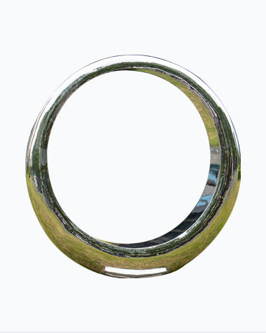 Abstract Circle Sculpture For Outdoor Landscape