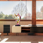 Home Decor With Colorful Steel Abstract Sculpture