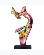 Home Decor With Colorful Steel Abstract Sculpture