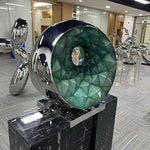 Creative Metal Diamond Sculpture For Interior Decoration