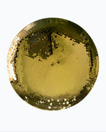 Metal Art Steel Concave Plate Sculpture For Wall decoration.