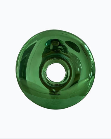 Creative steel donut sculpture for wall decoration