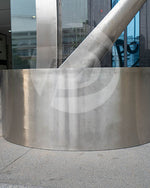 Creative stainless steel harp fountain sculpture for garden decoration