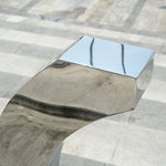 Creative Steel  C Letter Sculpture For Garden
