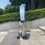 Creative Steel  C Letter Sculpture For Garden