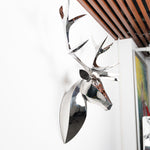 Stainless Steel Deer Head Sculpture For Wall decoration