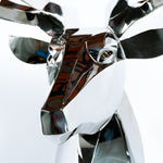 Stainless Steel Deer Head Sculpture For Wall decoration