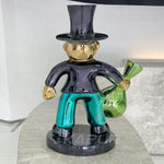 Creative Fiberglass Monopoly Sculpture For Interior Decoration