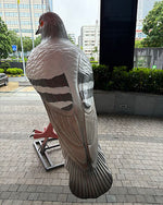 Lifelike Fiberglass Pigeon Statue – 200cm Tall