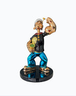 Cartoon sculpture fiberglass popeye sculpture for interior decor