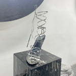 Creative Metal Art High heel Shoes Sculpture For Living Room Sculpture