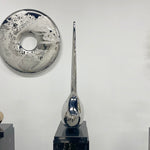 Metal Art Steel Abstract Sculpture For Office Decoration