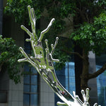 Large Outdoor Sculpture Steel Wave Sculpture For Landscape