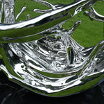 Large Outdoor Sculpture Steel Wave Sculpture For Landscape