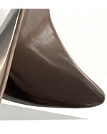 Bronze-Toned Stainless Steel Abstract Interior Decor Sculpture