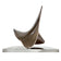 Bronze-Toned Stainless Steel Abstract Interior Decor Sculpture