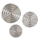 Round Corrugated Mirror Interior Stainless Steel Pendant