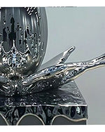 Stainless Steel Teardrop - Shaped Interior Decor Sculpture