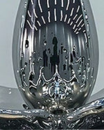 Stainless Steel Teardrop - Shaped Interior Decor Sculpture