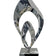 Modern Intertwined Form Stainless Steel Sculpture for Interior Spaces