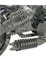 Stainless Steel Motorcycle Sculpture for Interior Decoration