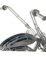 Stainless Steel Motorcycle Sculpture for Interior Decoration