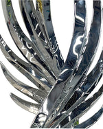 Stainless Steel Wing - Shaped Sculpture for Interior Decoration
