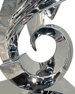 Stainless Steel Wing - Shaped Sculpture for Interior Decoration