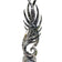 Stainless Steel Wing - Shaped Sculpture for Interior Decoration