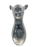 Polished Stainless steel abstract figurative sculpture for interior decoration