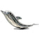 Mirror - Polished Stainless Steel Dolphin Indoor Decorative Sculpture