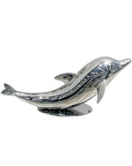 Mirror - Polished Stainless Steel Dolphin Indoor Decorative Sculpture