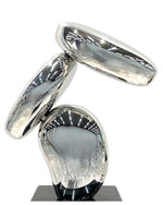 Mirror - Polished Stainless Steel Abstract Indoor Decorative Sculpture