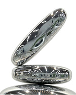Reflective Stacked Discs Stainless Steel Sculpture – Modern Indoor Decoration