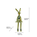 Stainless Steel Bunny Sculpture for Interior Decoration